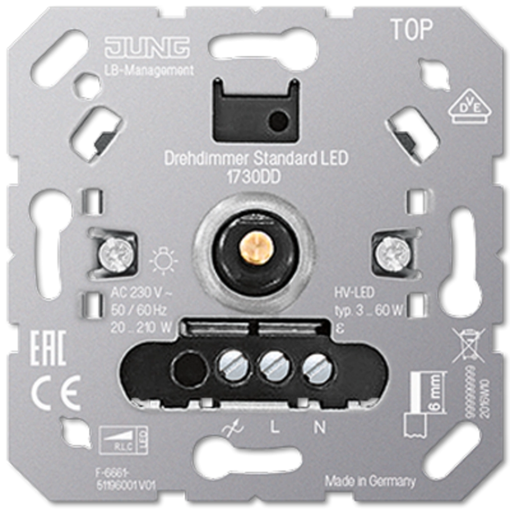 JUNG STANDARD ROTARY DIMMER LED