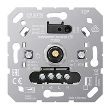 JUNG LS GRAPHITE BLACK MATT LED DIMMER 3-100W