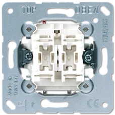 JUNG 2-GANG SWITCH INSERT 10 AX / 250 V ~ (DELIVERY 1-3 WEEKS)