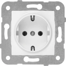 KARRE/MERIDIAN SINGLE SOCKET OUTLET WHITE