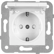 KARRE/MERIDIAN SINGLE SOCKET-OUTLET WITH LID