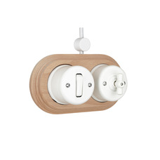 FND NATYNKOWE WŁĄCZNIK SCHODOWY BIAŁA PORCELANA