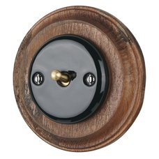 FND WŁĄCZNIK SCHODOWY CZARNA PORCELANA TYP 2