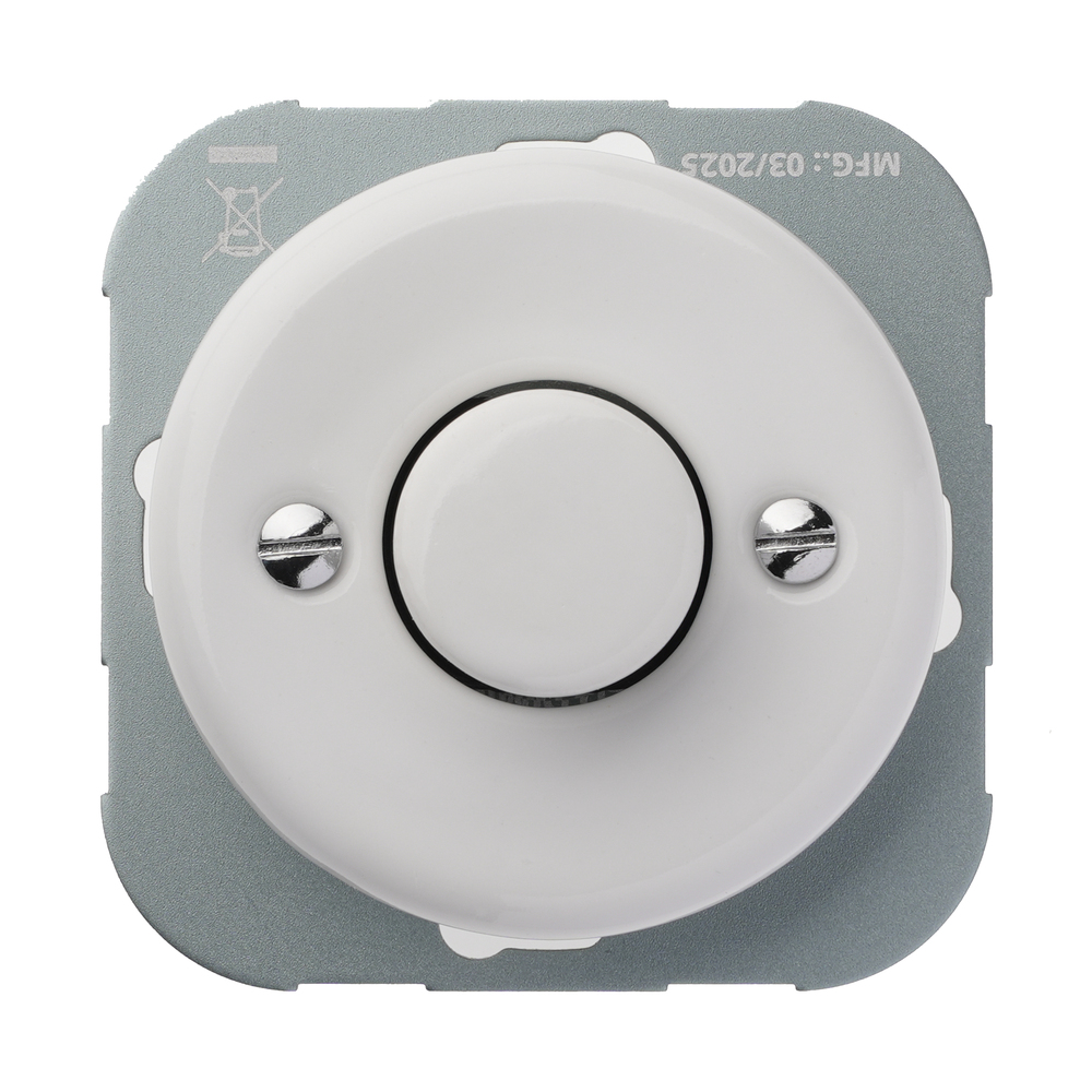 FND ŚCIEMNIACZ LED OBROTOWY 3-250W BIAŁA PORCELANA