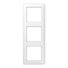 JUNG AS WHITE 3-GANG FRAME