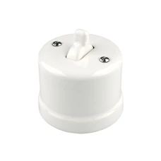FND NATYNKOWY PRZYCISK BIAŁA PORCELANA TYP 4
