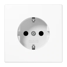 JUNG LS WHITE 1-GANG SOCKET OUTLET