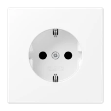 JUNG LS WHITE MATT SOCKET OUTLET