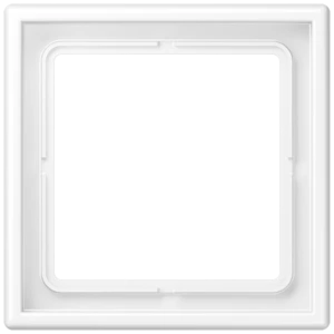 JUNG LS WHITE MATT 1-GANG COVER FRAME