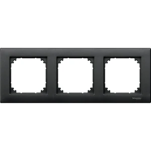 MERTEN M-PLAN ANTHRACITE 3-GANG FRAME