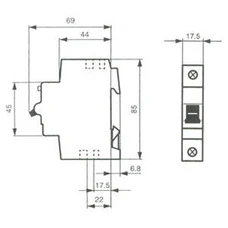 ABB 1P C20 MINIATURE CIRCUIT BREAKER