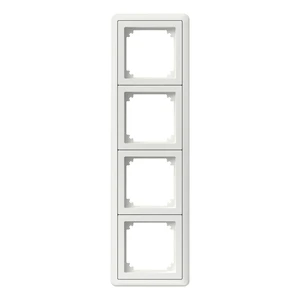 EXXACT COMBI 4-GANG FRAME WHITE