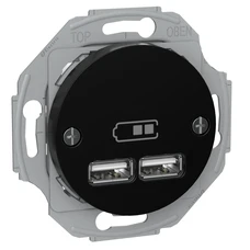 RENOVA GNIAZDO ŁADOWANIA USB CZARNY